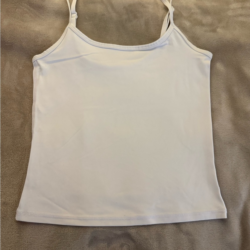 Aritzia Classic White Tank Top